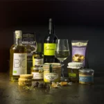 Présentation de produits bio pour coffret cadeaux CSE